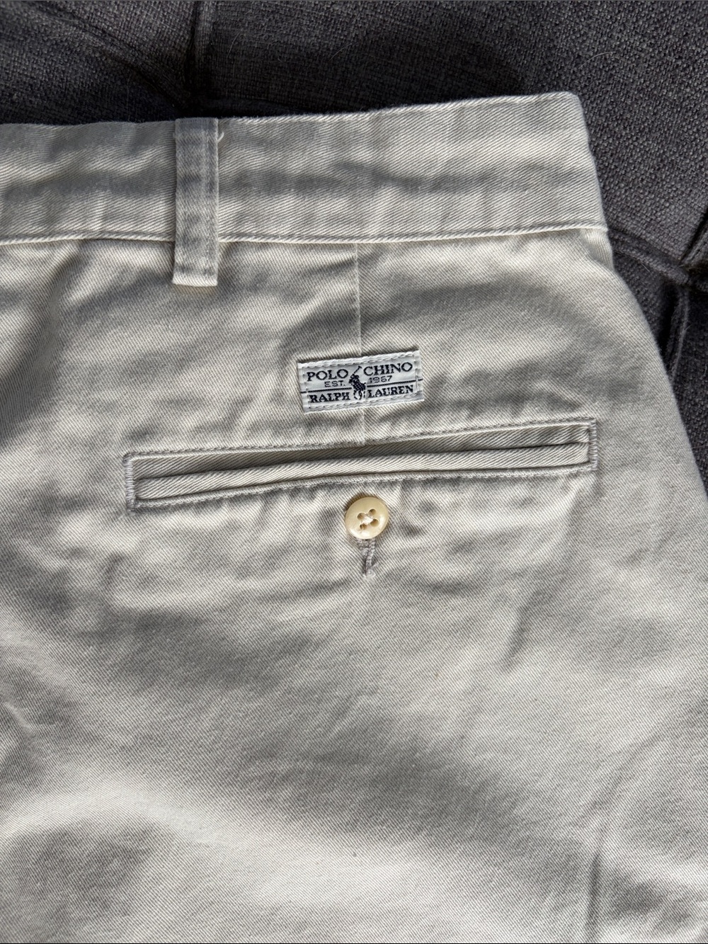 Ralph Lauren Polo Chino Men's Light Khaki/Tan Chinos 40 Vtg